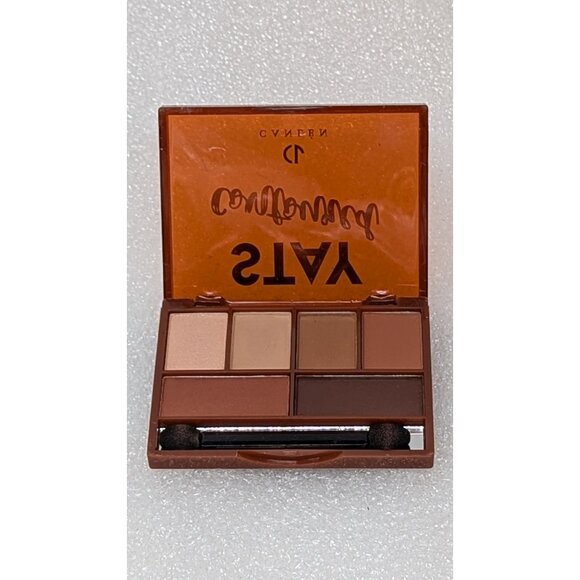 Canlén Stay Contoured Mocha Eyeshadow Palette 6 Shades Brown & Nude - Picture 1 of 3